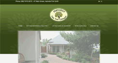 Desktop Screenshot of oaktreecottages.com.au